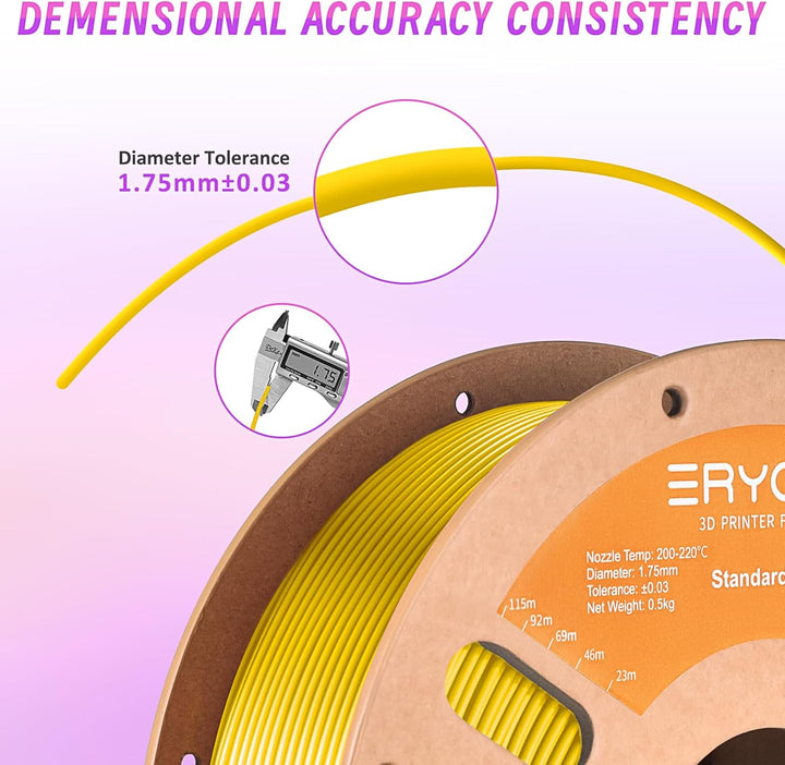 ERYONE TPU Filament 1.75mm, 3D Drucker Filament,Flexible TPU Filament, TPU 95A, Massgenauigkeit +/-