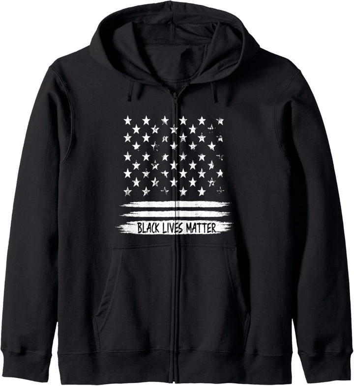 Black Lives Matter United States Flagge Kapuzenjacke