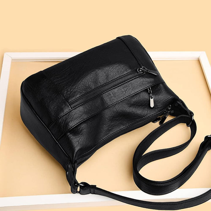 Sacmill Damen Crossbody KleineHandtasche Kleine Geldbörse Weichem Leder Geldbörsen Schulter Hobo Umh