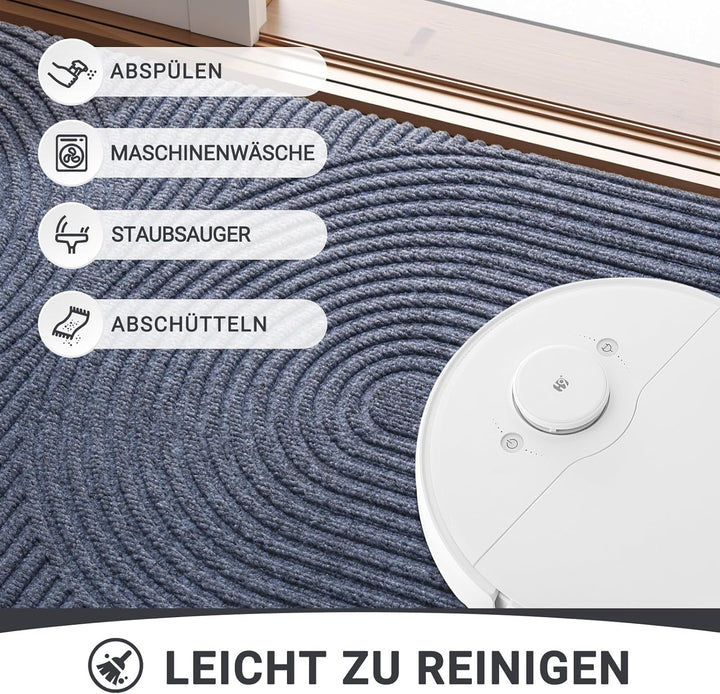 Fussmatte 60x90cm, rutschfeste Maschinenwaschbare Schmutzfangmatte, Teppich Wohnzimmer Innen und Aus