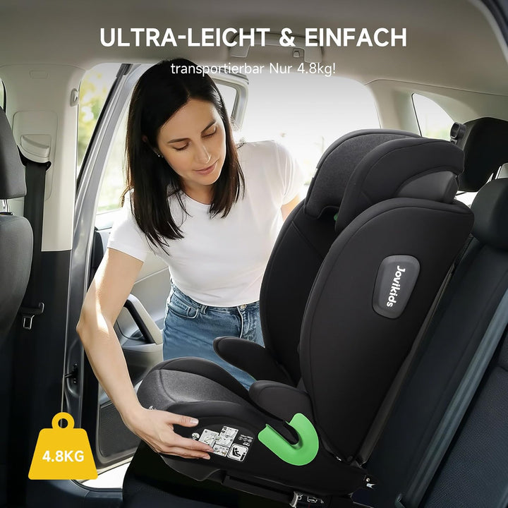 i-Size R129 Kinderautositz für 3,5 bis 12 Jahre (100-150 cm), Mit verstellbarer Rückenlehne, Kopfstü