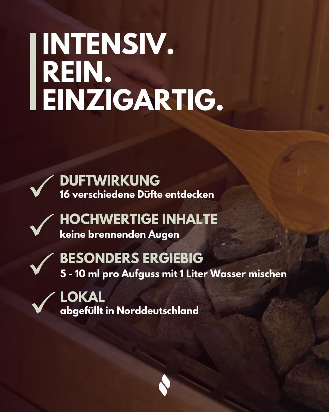 frihed.® Saunaaufguss Duftreise Probierpaket - Hochkonzentrierte Öle - 16x verschiedene Düfte - Gesc