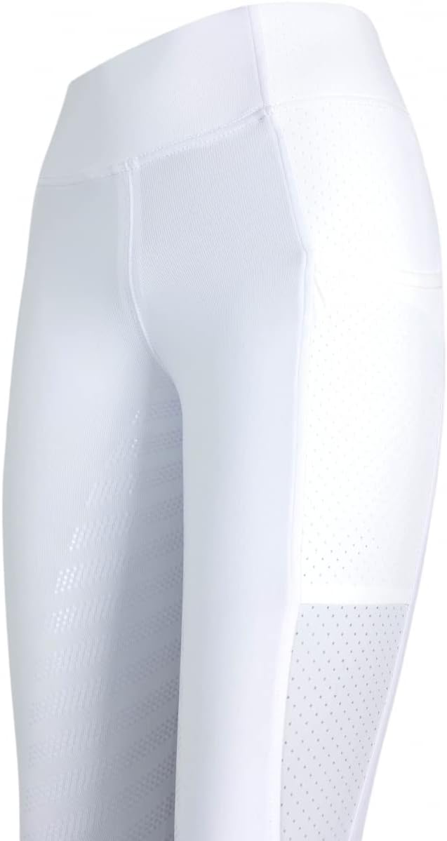 Lazura - Damen und Kinder Sommer Reitleggings Lea | Vollbesatz aus Silikon | Reithose mit seitlichen