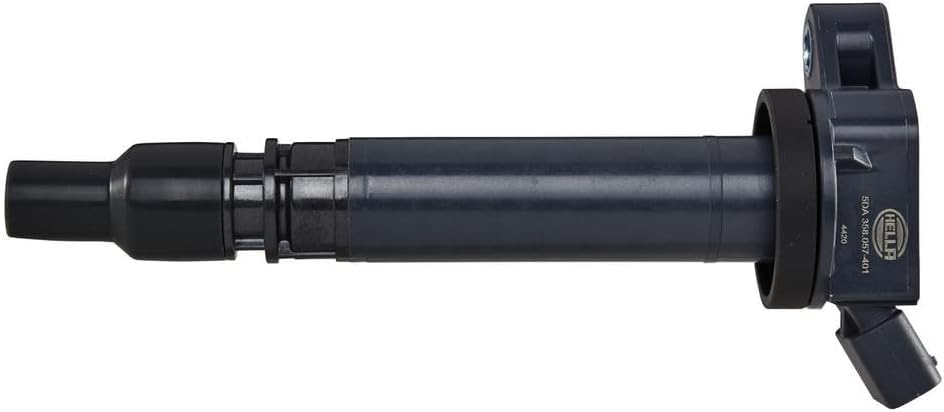 HELLA 5DA 358 057-401 Zündspule - 4-polig - Kerzenschachtzündspule - geschraubt