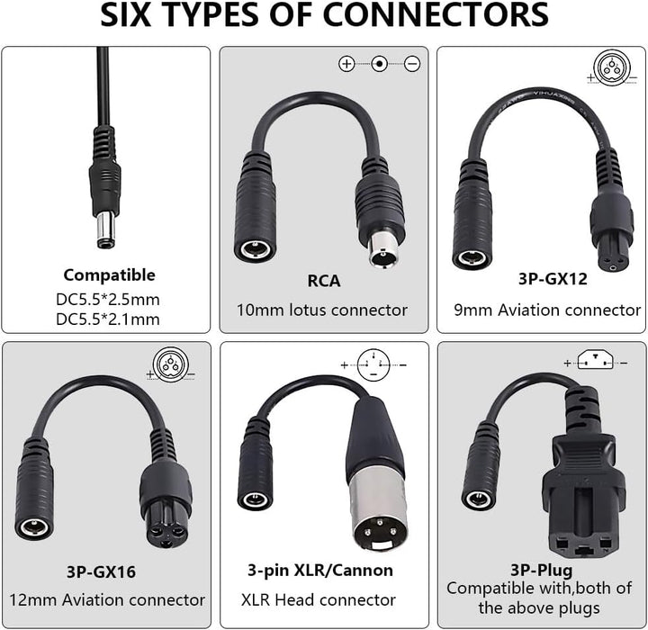 ZOYDP 54.6V 2A Li-ion Ladegerät für 48V 13S Lithium Batterie, E Scooter Ladekabel, e Scooter Ladeger