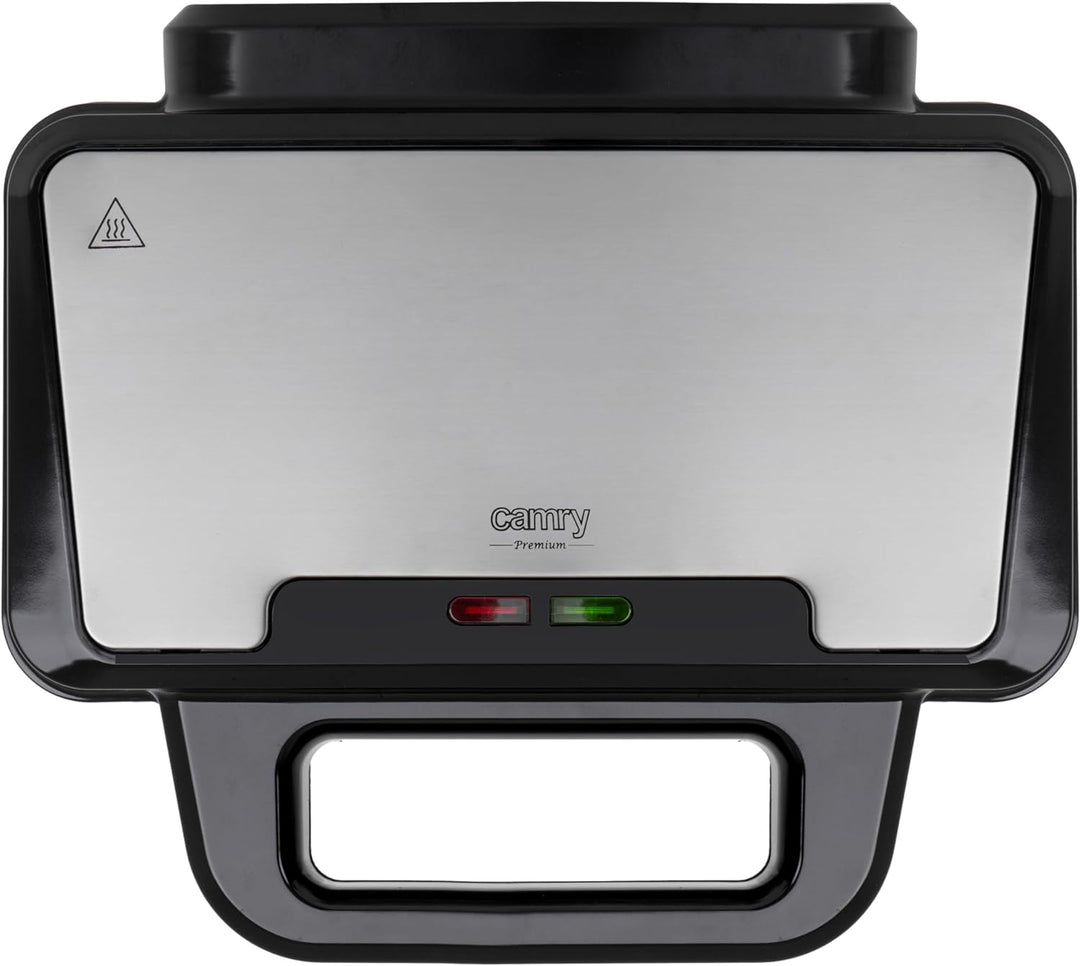 Camry - sandwichmaker und panini grill in einem - 2 in 1 - schwarz sandwichtoaster klein - sandwich-