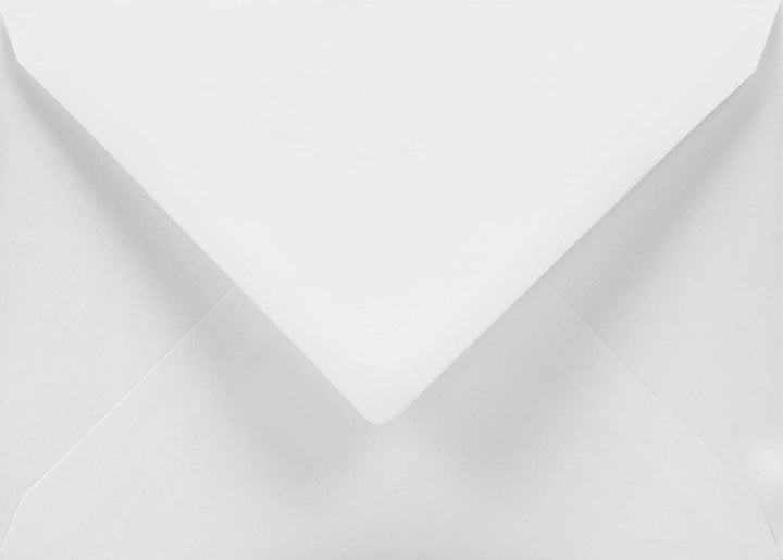 Netuno 100 weisse Briefumschläge DIN C5 162 x 229 mm 120g Aster Smooth White grosse Briefhüllen nass