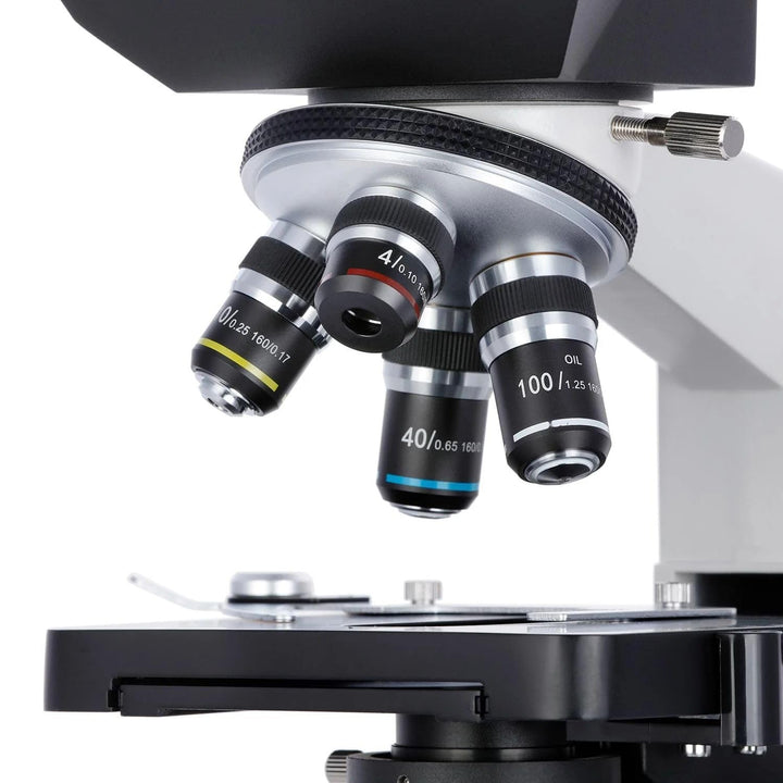AmScope M837ZL-C100U OMAX 40X-2500X Digitales Trinokular-Verbund-LED-Mikroskop in voller Grösse mit