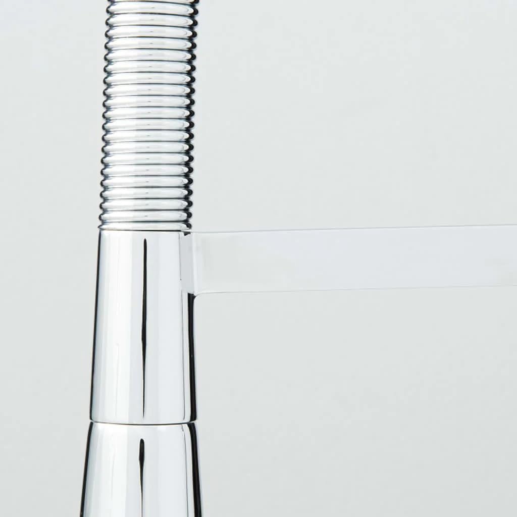 Schütte 79170 NEW YORK Spiralfeder Küchenarmatur mit Brause, 360 Grad schwenkbarer Wasserhahn Küche,