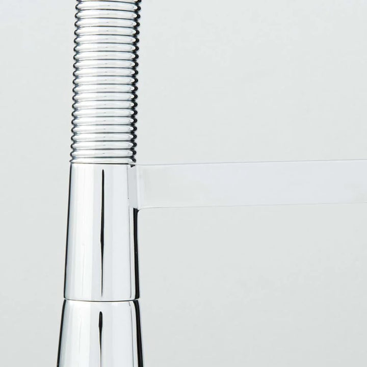 Schütte 79170 NEW YORK Spiralfeder Küchenarmatur mit Brause, 360 Grad schwenkbarer Wasserhahn Küche,