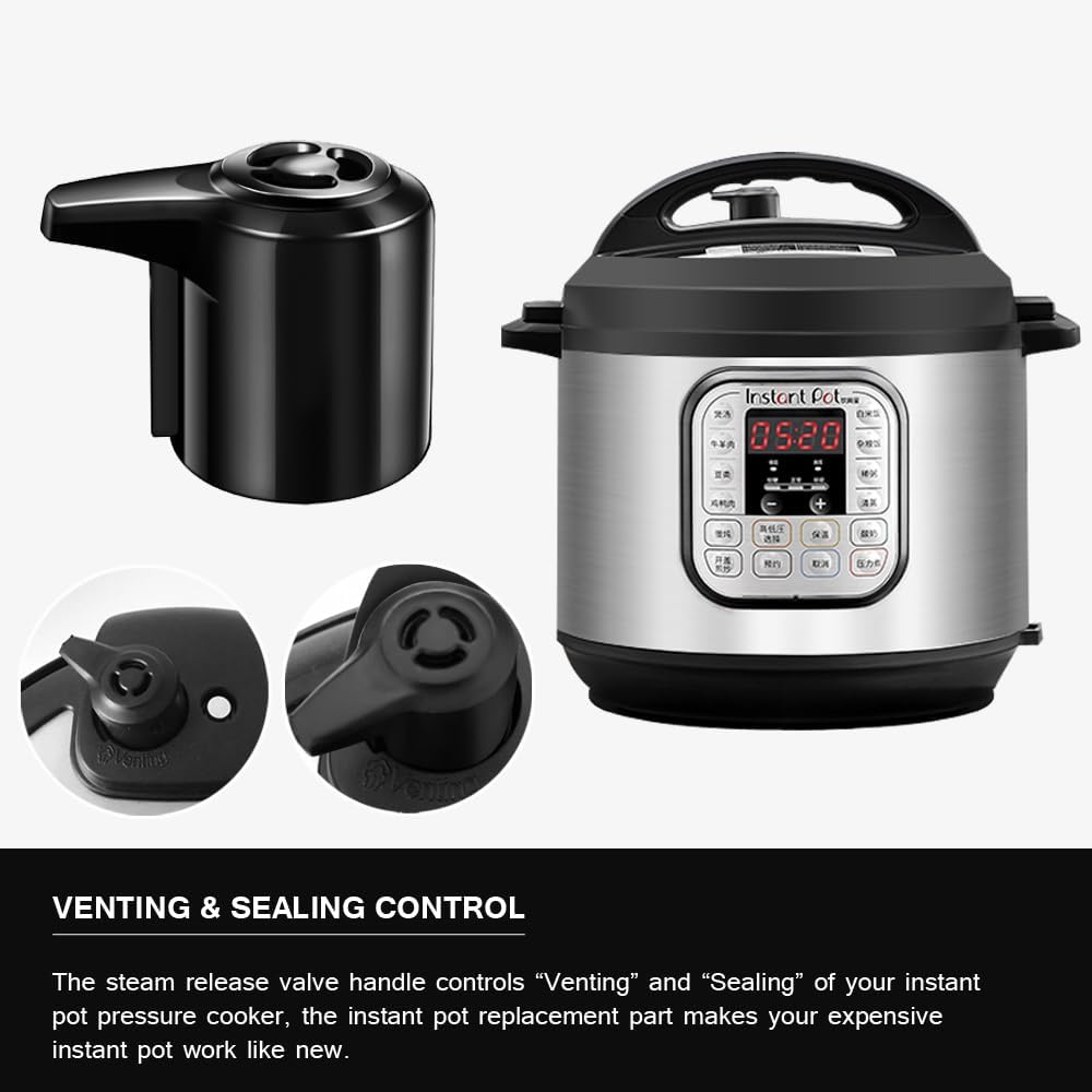 Dampfablassventil-Ersatz für Instant Pot Duo/Duo Plus 3, 5, 6 und 8 Quart, Mini 3 Qt, Duo50 5 Qt, Du