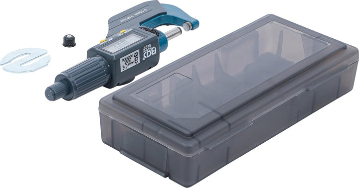 BGS 8427 | Digital-Bügelmessschraube | 0 - 25 mm | Digitaler Mikrometer / Mikro-Messschieber, 0 - 25