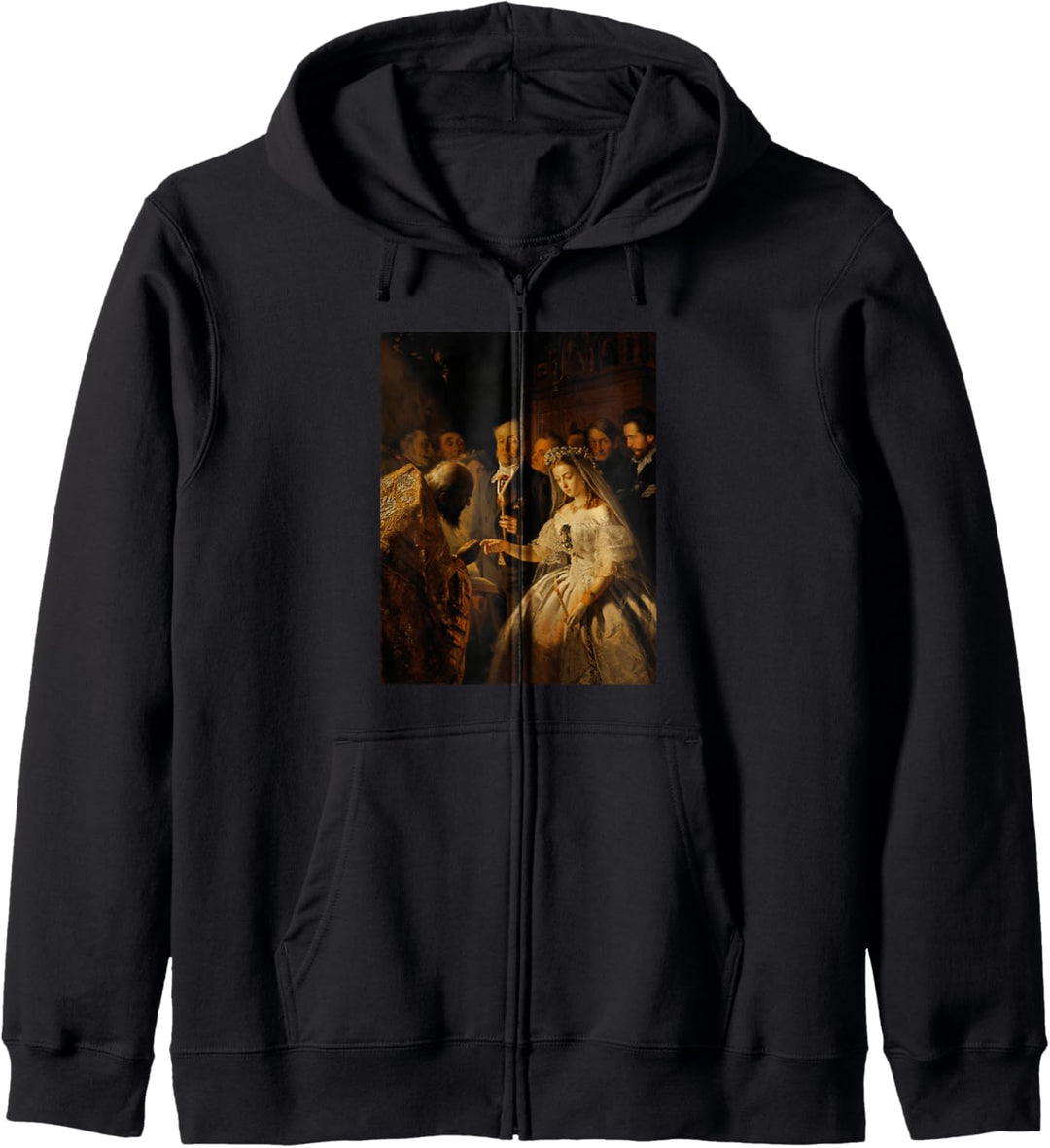 Die ungleiche Ehe Gemälde von Vasili Pukirev Kapuzenjacke