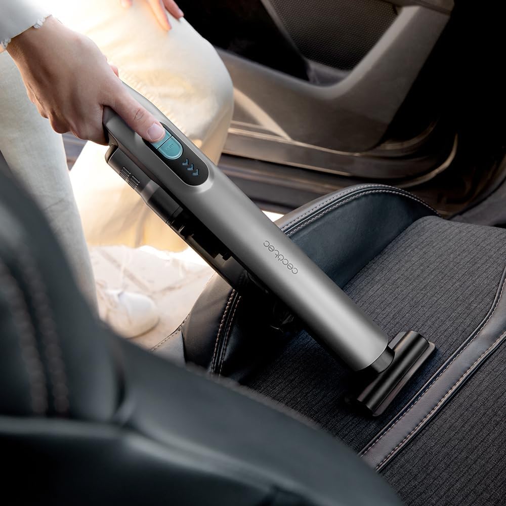Cecotec Kabelloser Handstaubsauger für Auto und Polsterung Conga Rockstar Micro+ Clean&Car, 210W, Di