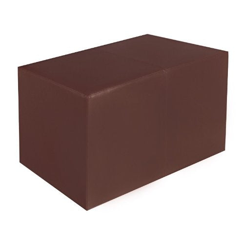 Kaikoon Sitzbank Sitzwürfel Sitzhocker Hocker Würfel Cubes Messe 70x35x42cm braun Neu