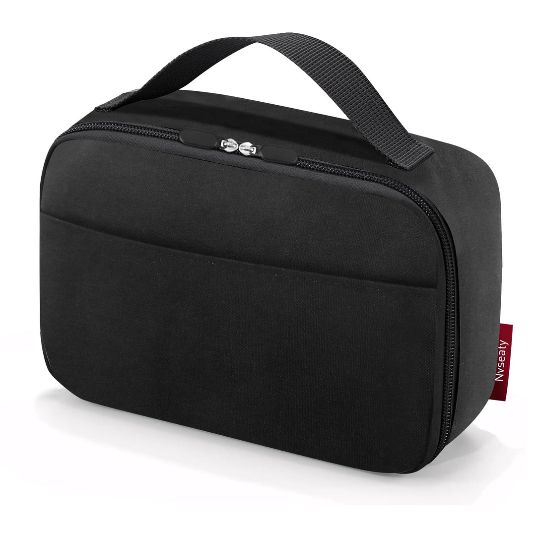 Kühltasche Klein - 3 Farben: Grau, Schwarz, Leopardmuster, Ideal für Lebensmittel, Getränke, Mahlzei