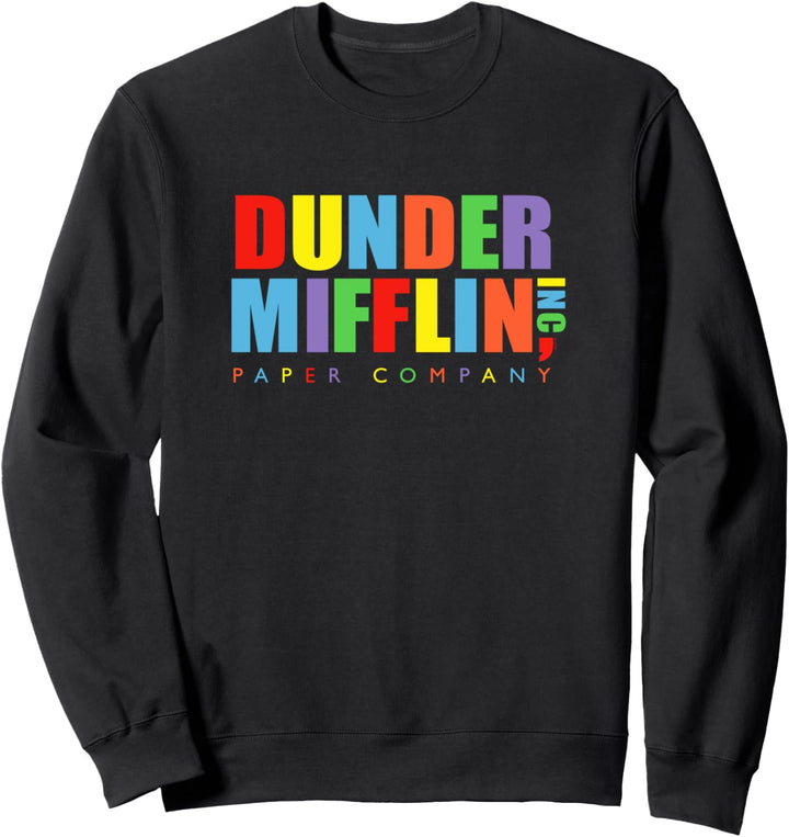 The Office Dunder Mifflin Regenbogenbriefe Sweatshirt