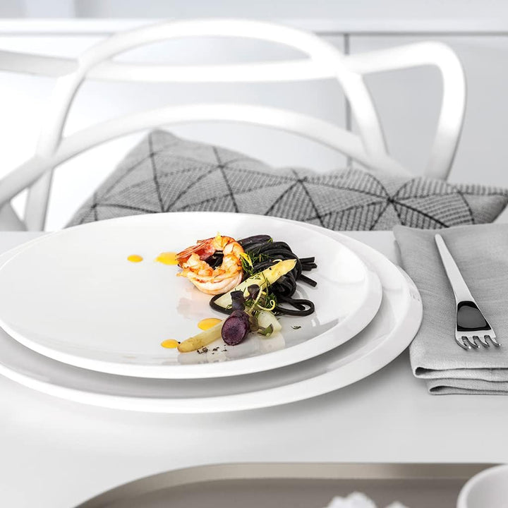 Villeroy und Boch - NewMoon Gourmetteller, moderner Essteller für den festlichen Anlass, Premium Por