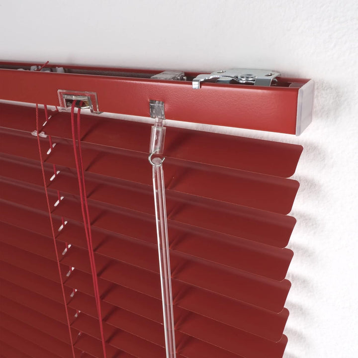 Liedeco | Aluminium-Jalousie | rot 240cm x 160cm