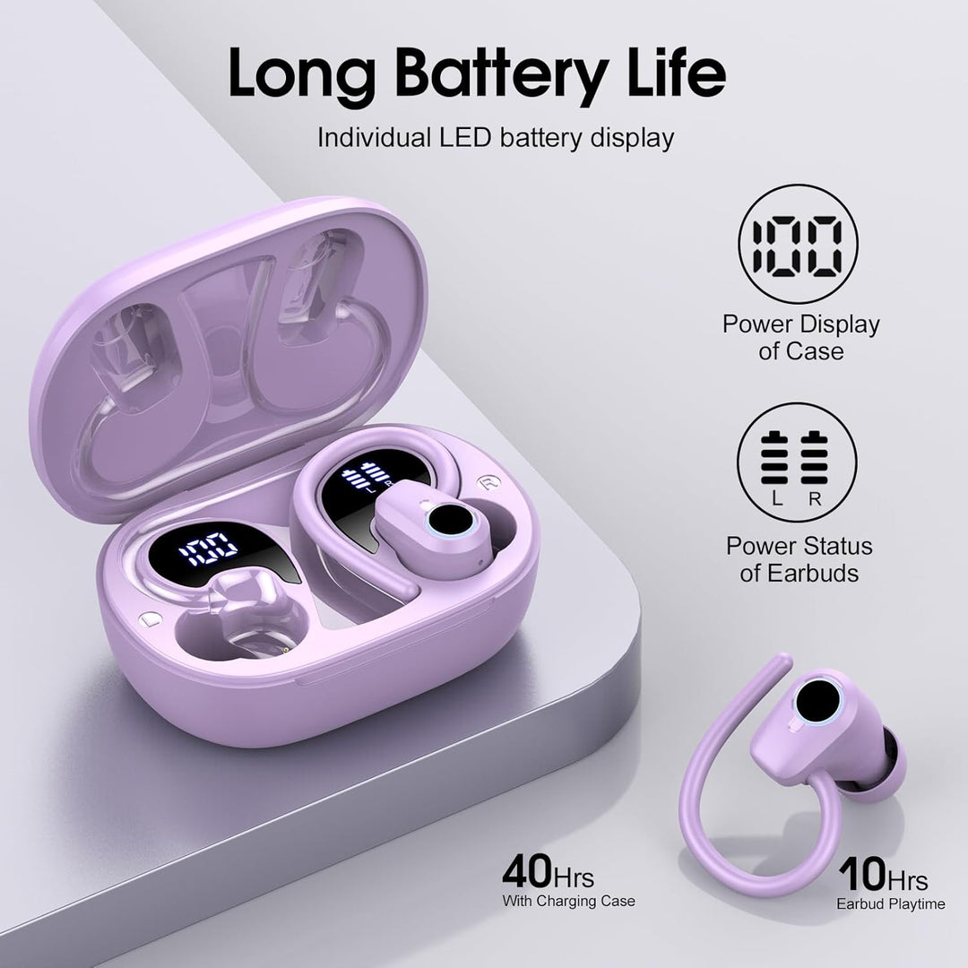 Bluetooth Kopfhörer Sport, 2026 Kopfhörer Kabellos Bluetooth 5.3 In Ear mit 6 ENC Noise Cancelling M