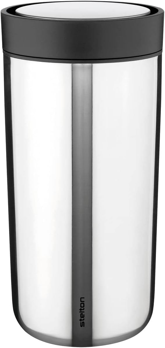Stelton to-Go Click - Thermobecher, doppelwandige Isolierflasche - Rostfreier, auslaufsicherer Kaffe