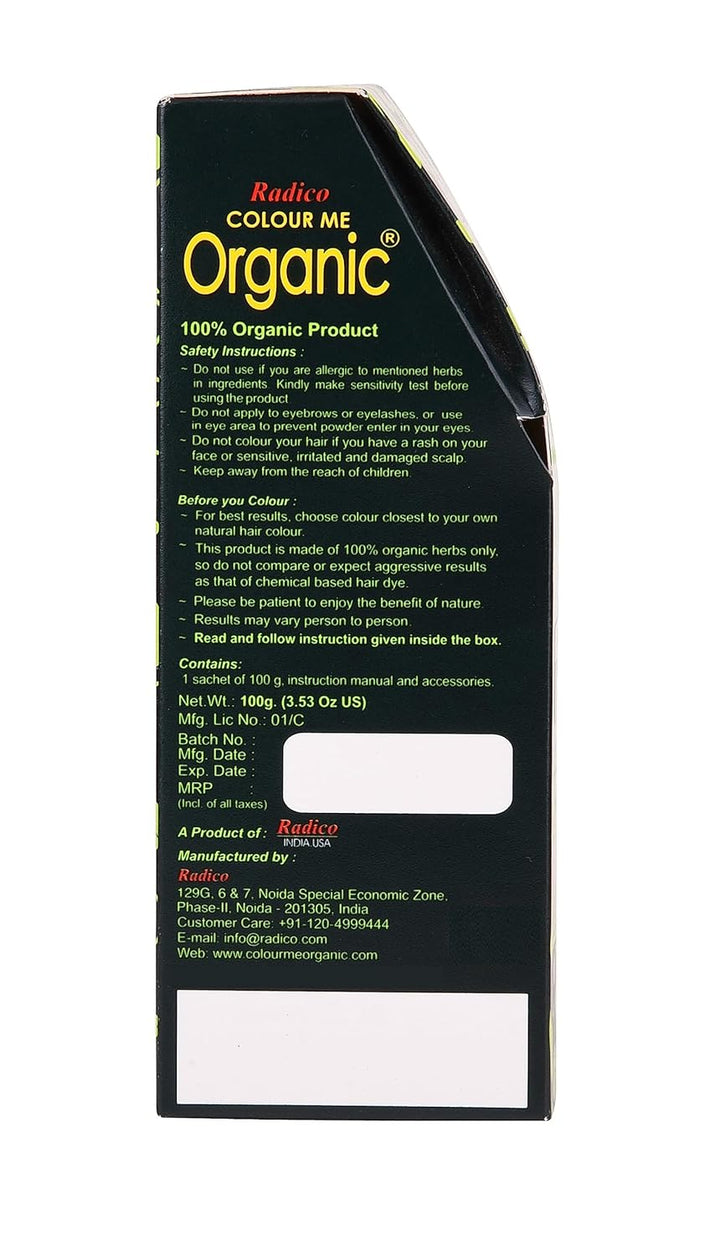 Radico Colour Me Organic Pflanzenhaarfarbe Honig-Blond (bio, vegan, Naturkosmetik) HonigBl Honig-blo