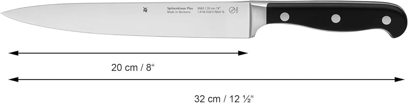WMF Spitzenklasse Plus Messerset 5teilig Made in Germany, 5 Messer geschmiedet, Küchenmesser, Perfor