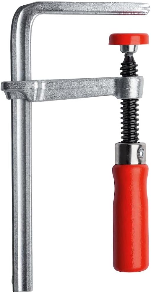 BESSEY Ganzstahl-Tischzwinge GTR30B6, Spannweite 300 mm Ausladung 60 mm, zum Fixieren von Führungssc