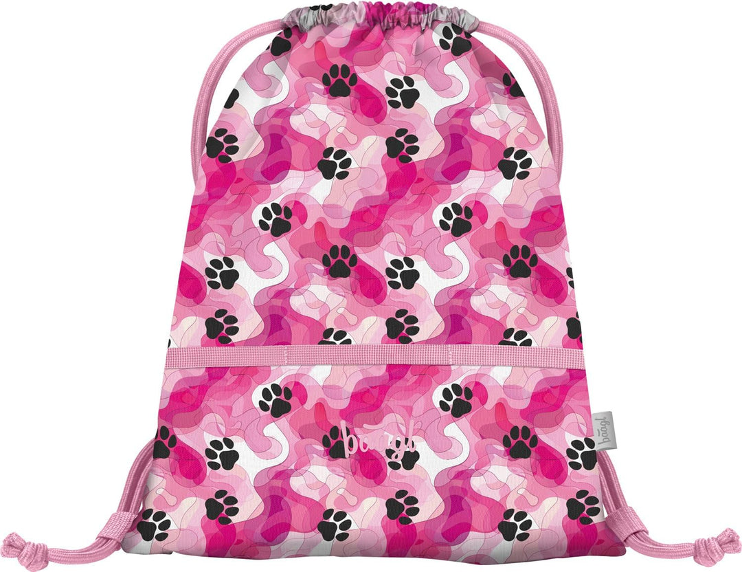 Baagl Schulranzen Jungen Mädchen Set 3 Teilig, Ergo Schultasche für 1. Klasse, Ergonomische Grundsch