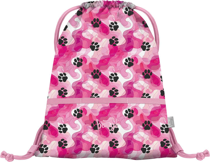 Baagl Schulranzen Jungen Mädchen Set 3 Teilig, Ergo Schultasche für 1. Klasse, Ergonomische Grundsch