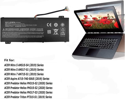 AKKEE AP18E7M AP18E8M Akku für Acer Nitro 5 AN515-54 AN517-51 AN515-55 AN515-44 AN515-43 Nitro 7 AN7