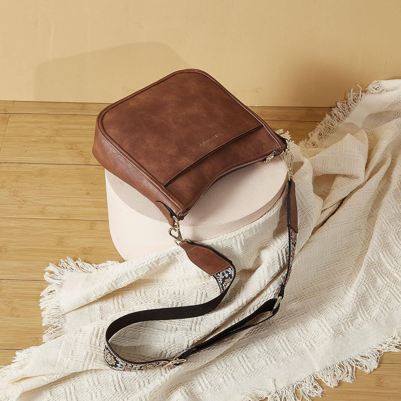 BOSTANTEN Damen Handtasche Kleine Umhängetasche aus PU Leder Schultertasche für Frauen Crossbody Bag