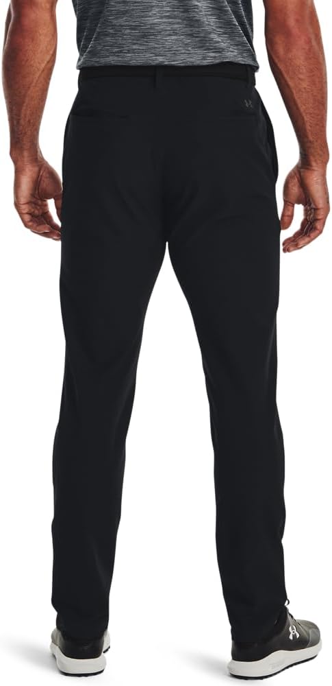 Under Armour Herren Tech 4-Wege-Stretch Feuchtigkeit Wicking Golfhose 36W / 32L Schwarz, 36W / 32L S