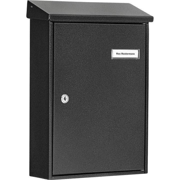 Burg-Wächter Briefkasten, A4 Einwurf-Format, Vollflächig verzinkt, Strukturlackiert, Letter 5832 E,
