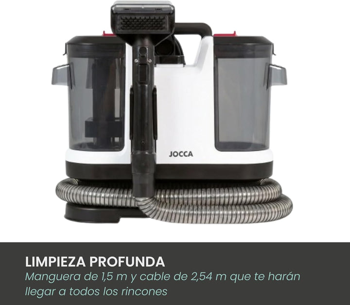 Aspirapolvere E Smacchiatore Jocca - 500w - 12000pa - 1800ml - Nero/bianco