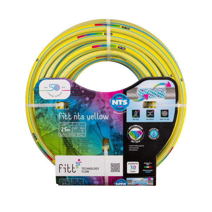 Fitt Yellow Wasserschlauch NTS New, Gelb, mm 12,5 x 25 Mt mm 12,5 x 25 mt Gelb, mm 12,5 x 25 mt Gelb