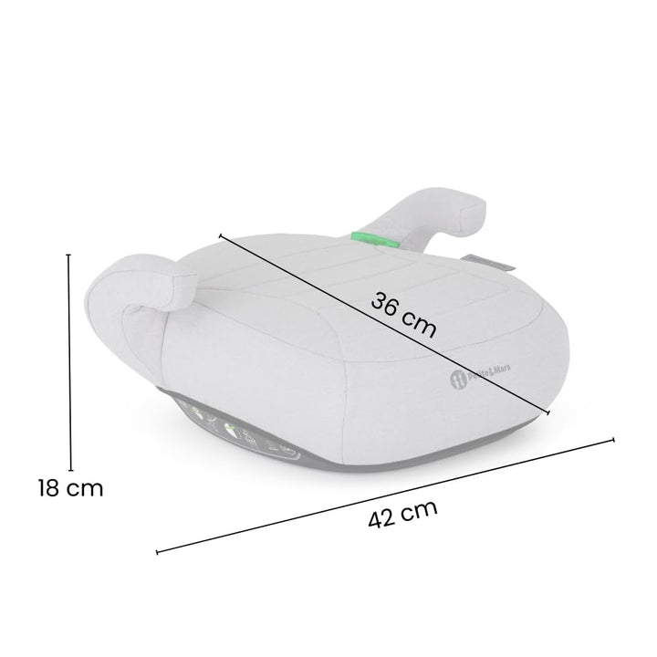 Petite&Mars ZUNO Sitzerhöhung Auto Kinder 125–150 cm (ECE R129) – Leicht & Kompakt, Ohne ISOFIX, Erg