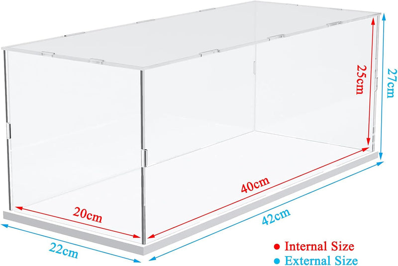 Acryl Vitrine Klar für Lego Actionfiguren Funko Pop Modell Skulptur Transparenter Plexiglas Display