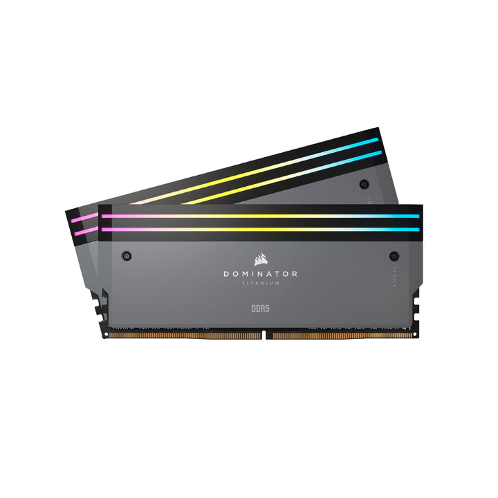 CORSAIR Dominator Titanium RGB DDR5 RAM 32GB (2x16GB) DDR5 6000MHz CL30 AMD Expo iCUE-Kompatibler Co