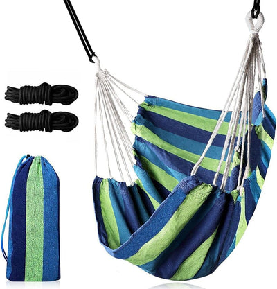 Gohytal Hängesessel Outdoor, Hängestuhl Indoor Grosse Hängematte für Kinder & Erwachsene, 100x130cm