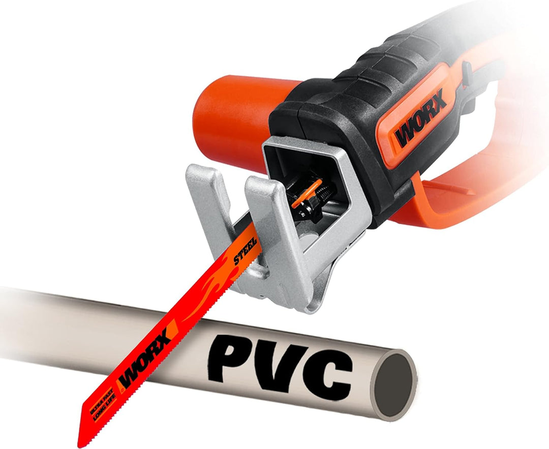 WORX WG894E.9 Säbelsägen 20V - ideal für Sägearbeit mit Holz/Stahl - max. Schnittiefe 60mm - PowerSh