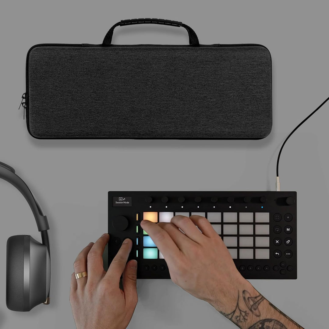 GEEKRIA Reise-Hartschalen-Tasche, Schutztasche aus EVA-Kunststoff, kompatibel mit Ableton Move (Dunk