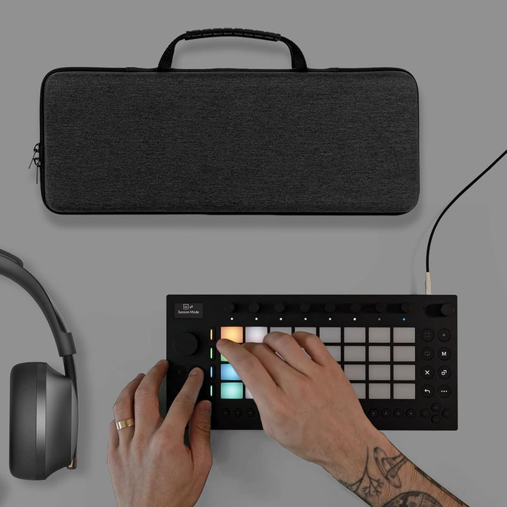 GEEKRIA Reise-Hartschalen-Tasche, Schutztasche aus EVA-Kunststoff, kompatibel mit Ableton Move (Dunk