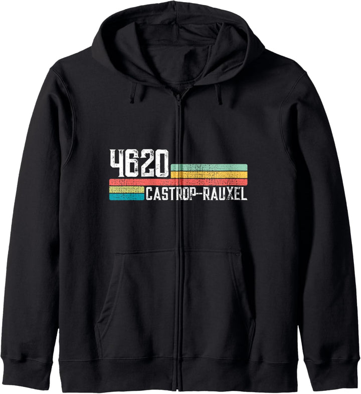 4620 Castrop-Rauxel Retro Alte PLZ Vintage Schild Kapuzenjacke