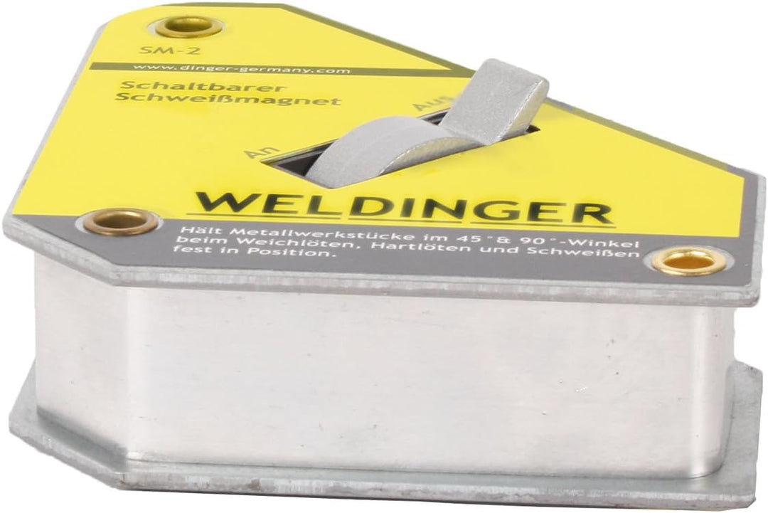 WELDINGER SM-3 schaltbarer Multiwinkel-Schweissmagnet (111x105x28 mm bis 35 kg) SM-3 111x105x28 mm b