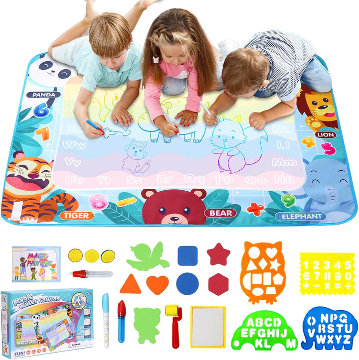 LEcylankEr Wasser Doodle Matte 120x90cm, Gross Aqua Doodle Wassermalmatte XXL, Magic Doodle Malmatte