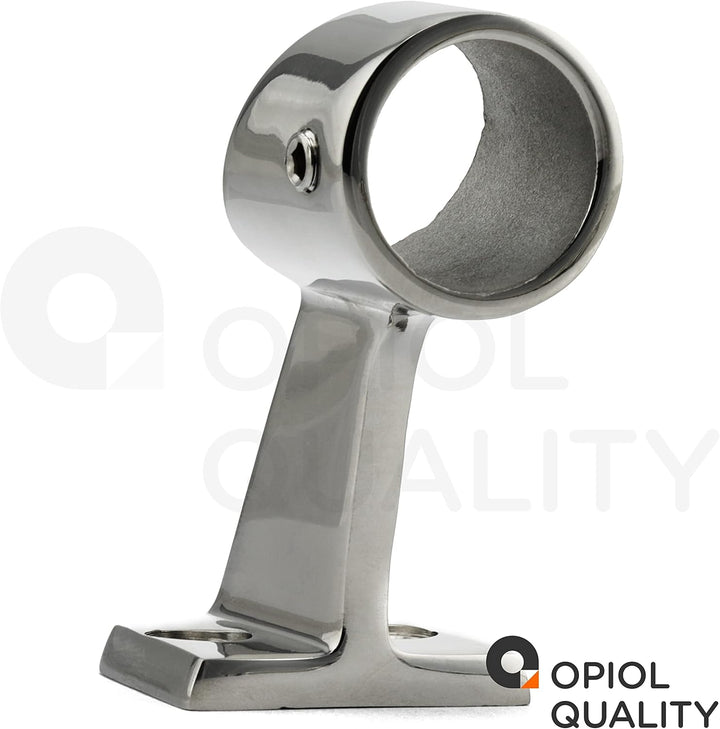 Handlaufhalter Edelstahl A4 V4A 60° 22mm (2 Stück) Handlaufdurchlass Handlauf Geländer Reling Durchl