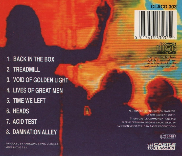 Palace Springs, Audio-CD