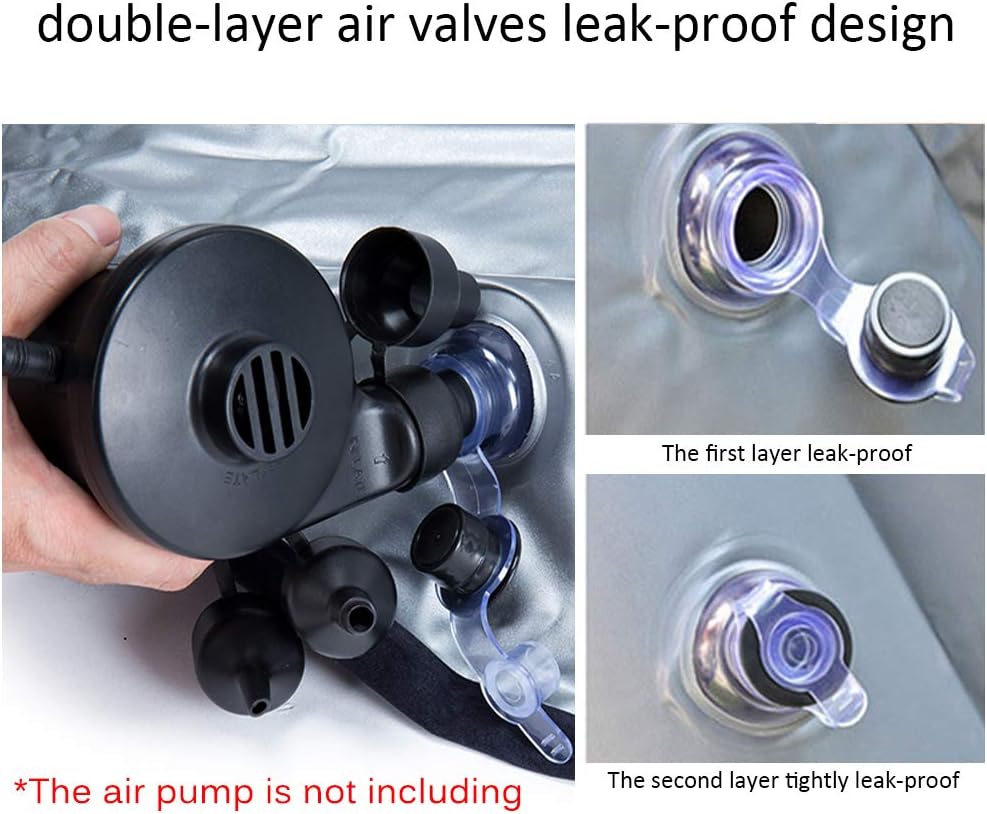 FMS SUV Auto Reise aufblasbare Matratze aufblasbare Matratze Auf der Rücksitzlücke Matratzenauflage,