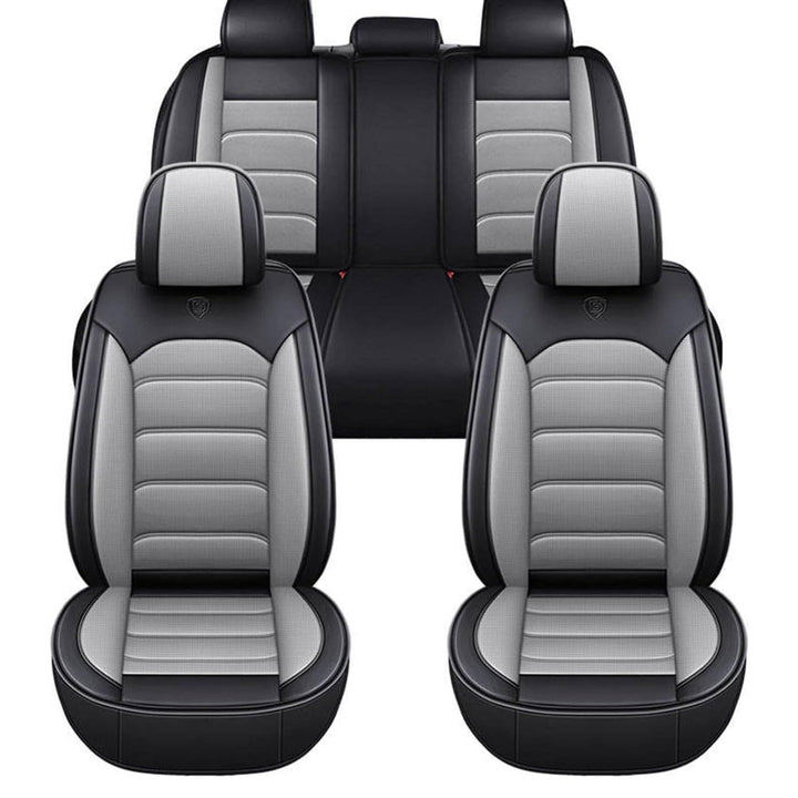 FIENZA Auto Sitzbezüge Set für BM X1 E84 Sdrive16 (N20B16), 5 Stück Sitzbezug Auto Set Rücksitz Lede